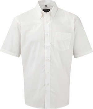 Russell Collection RU933M - Mens Short Sleeve Easy Care Oxford Shirt