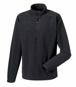 Russell J881M - ¼ zip microfleece Black