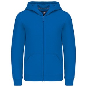 Kariban K455 - KIDS' FULL ZIP HOODED SWEATSHIRT Light Royal Blue