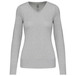 Kariban K966 - LADIES V-NECK JUMPER