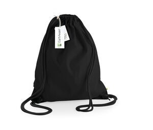 Westford Mill WM810 - EarthAware™ organic gymsac Black/Black