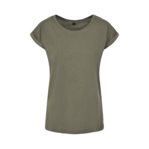 Build Your Brand BY021 - Naisten t-paita Olive Green