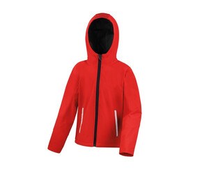 RESULT RS224J - Softshell capuche enfant