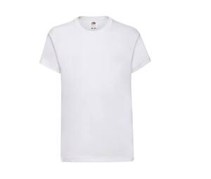 Fruit of the Loom SC1019 - Children's short-Sleeves T-Shirt White