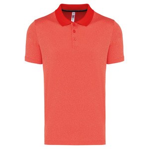 Proact PA496 - Adult short-sleeved marl polo shirt