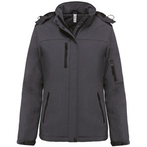 Kariban K651 - Ladies’ hooded softshell lined parka