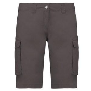 Kariban K756 - Ladies' lightweight multipocket bermuda shorts Light Charcoal