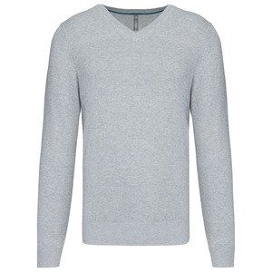 Kariban K982 - Premium V-neck jumper Light Grey Heather