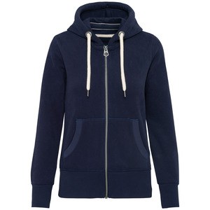 Kariban KV2307 - Ladies vintage zipped hooded sweatshirt