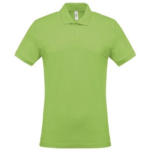 Kariban K254 - Men's short-sleeved piqué polo shirt Lime