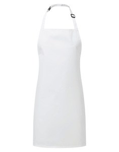 Premier PR145 - ‘Essential’ waterproof bib apron White