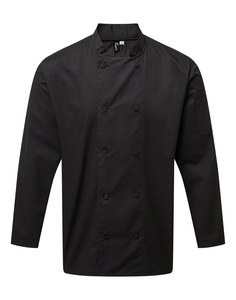 Premier PR903 - Coolchecker® chef’s jacket Black
