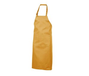 NEWGEN TB101 - Tablier à bavette polycoton avec poche Mustard