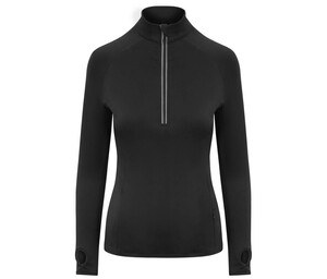 JUST COOL JC035 - T-shirt de sport femme col zippé