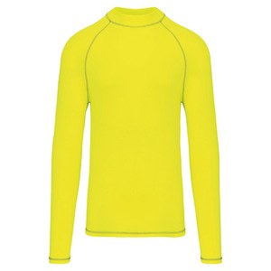 Proact PA4017 - Miesten tekninen pitkähihainen UV-suojattu T-paita Fluorescent Yellow