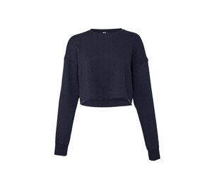 Bella+Canvas BE7503 - Short round neck sweatshirt Navy