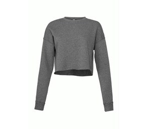 Bella+Canvas BE7503 - Short round neck sweatshirt Deep Heather