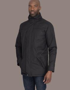 Barents DAYTON - FITTED PARKA WITH HooDDooH Removable HOOD. Black