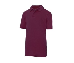 JUST COOL JC040J - Polo enfant respirant Burgundy