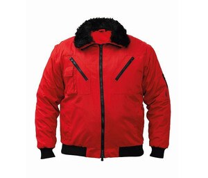 KORNTEX KX700 - HI-VIS PILOT JACKET "OSLO" Red