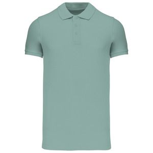 Kariban K209 - Men's organic piqué short-sleeved polo shirt Sage