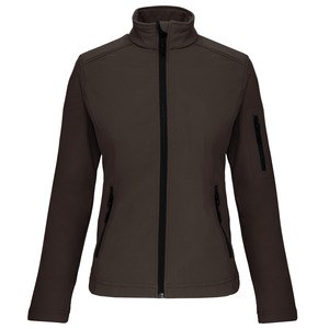 Kariban K400 - LADIES' SOFTSHELL JACKET Chocolate