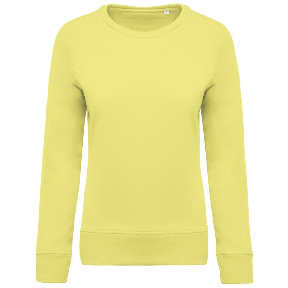 Kariban K481 - Ladies’ organic cotton crew neck raglan sleeve sweatshirt