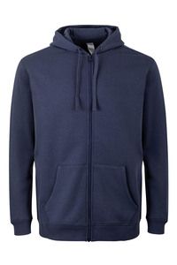 Mukua SF270U - ZIPPED HOOD SWEATSHIRT Denim Blue