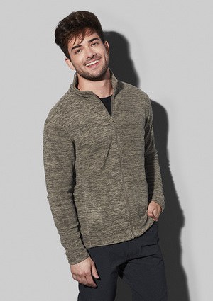 Stedman STE5060 - Melange Fleece Cardigan Active for him