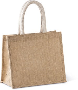 Kimood KI0273 - Jute canvas tote - medium