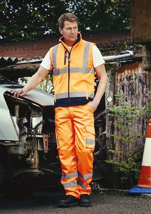 Yoko YHV018T - Hi-Vis cargo trousers